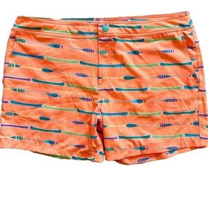 Chubbies Vibrant Orange Swim Trunks XXL